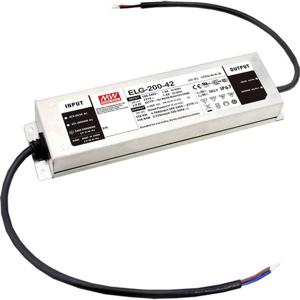 Mean Well ELG-200-24AB-3Y LED-driver Constante spanning 201.6 W 4.2 - 8.4 A 22.4 - 25.6 V/DC 3-in-1 dimmer, Montage op ontvlambare oppervlakken, Geschikt voor