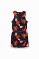 Bodycon mini-jurk bloemen - BLACK - M