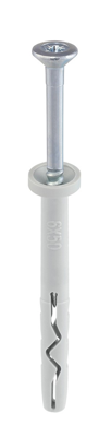 Steelies Ultimate slagplug nylon 5x 30 cilinderkraag pz2 verzinkt | 50 stuks - KFA10500301