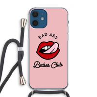 Badass Babes Club: iPhone 12 Transparant Hoesje met koord Badass Babes Club: iPhone 12 Transparant Hoesje met koord