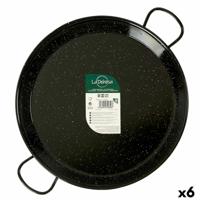 Pan La Dehesa 0238-LD 0238-LD Zwart Geëmailleerd Staal Ø 38 cm 51 x 6 x 39 cm (6 Stuks) - thumbnail