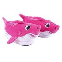 Kinder pantoffels/sloffen Baby Shark roze 29-30  -