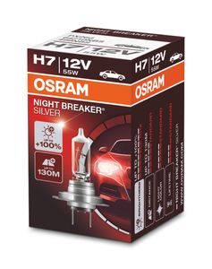 OSRAM 64210NBS Halogeenlamp Night Breaker Silver H7 55 W 12 V
