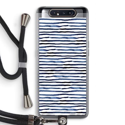 Verrassende lijnen: Samsung Galaxy A80 Transparant Hoesje met koord
