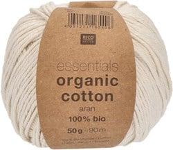 Rico Essentials Organic Cotton Aran 002 Cream