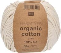 Rico Essentials Organic Cotton Aran 002 Cream