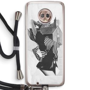 House: Motorola Moto G6 Transparant Hoesje met koord