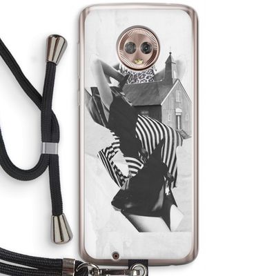House: Motorola Moto G6 Transparant Hoesje met koord