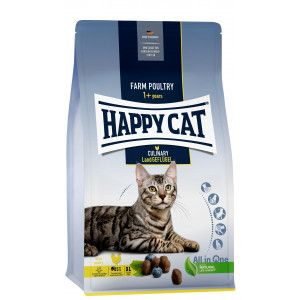 Happy Cat Adult Culinary Land Geflügel (met gevogelte) kattenvoer 2 x 10 kg