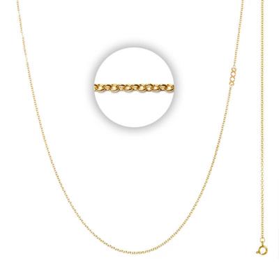 iXXXi Ketting met Logo 1 mm Goud 80 cm