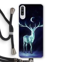 Nightbringer: Samsung Galaxy A70 Transparant Hoesje met koord