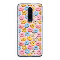 Pink donuts: OnePlus 7 Pro Transparant Hoesje