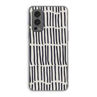 Moroccan stripes: OnePlus Nord 2 5G Transparant Hoesje - thumbnail