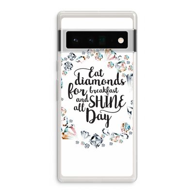 Diamonds: Google Pixel 6 Pro Transparant Hoesje