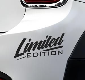 Gelimiteerde editie autosticker
