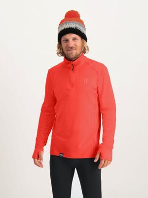 Poederbaas Midlayer Pully Heren Four Seasons Lightweight Mandarin Red-S