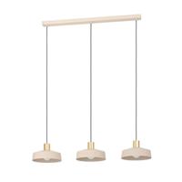 Eglo HanglampValdiola 3-lichts zandbruin - 900431