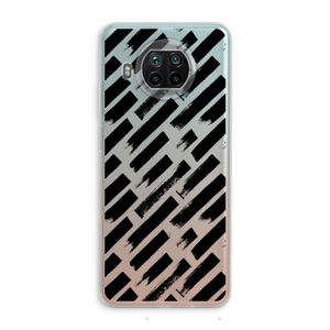 Zwarte vegen: Xiaomi Mi 10T Lite 5G Transparant Hoesje