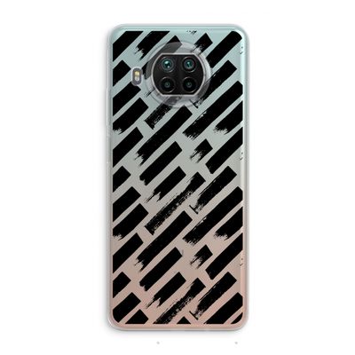 Zwarte vegen: Xiaomi Mi 10T Lite 5G Transparant Hoesje