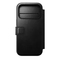 Nomad Horween lederen folio iPhone 17 Pro - Black