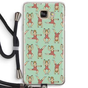 Gymboys: Samsung Galaxy A5 (2016) Transparant Hoesje met koord