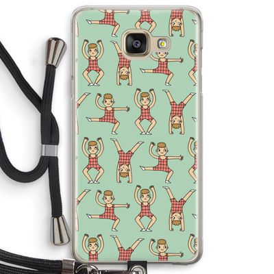 Gymboys: Samsung Galaxy A5 (2016) Transparant Hoesje met koord