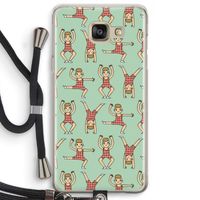 Gymboys: Samsung Galaxy A5 (2016) Transparant Hoesje met koord