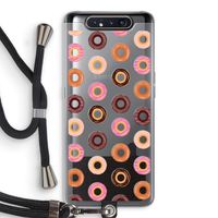 Donuts: Samsung Galaxy A80 Transparant Hoesje met koord