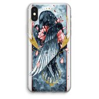 Golden Raven: iPhone XS Max Transparant Hoesje