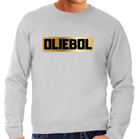 Oliebol foute Oud en nieuw trui/ sweater blauw voor heren - thumbnail