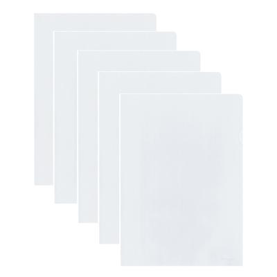 10x stuks documenten Insteekmapjes - transparant - A4 formaat - 21 x 30 cm - Kantoorartikelen