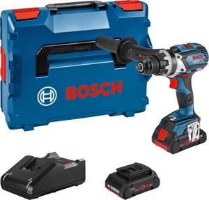 Bosch Blauw GSR 18V-110 C - 18V Li-Ion accu boor-/schroefmachine set (2x4.0Ah accu) in L-Boxx - 06019G010A