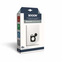Sqoon Stofzuigerzakken voor Rowenta Silenceforce Xtrem 4 Stuks