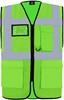 Korntex KX810 CO² Neutral Multifunctional Executive Safety Vest Hamburg - Lime Green - 4XL