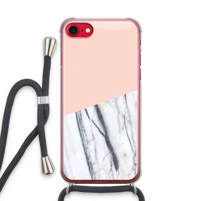 A touch of peach: iPhone SE 2020 Transparant Hoesje met koord