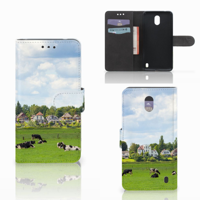 Nokia 2 | Telefoonhoesje | Met pasjeshouder | Koeien Nokia 2 | Telefoonhoesje | Met pasjeshouder | Koeien