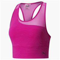 Sportbeha Puma Mid Impact Flawless Fuchsia - Maat: XS