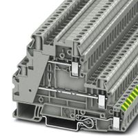 UT 4-PE/L/L  (50 Stück) - Ground terminal block 3-p 6,2mm UT 4-PE/L/L - thumbnail