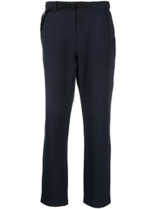 Armani Exchange pantalon droit à boucle - Bleu