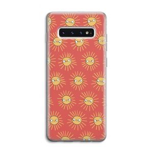 Zon: Samsung Galaxy S10 4G Transparant Hoesje
