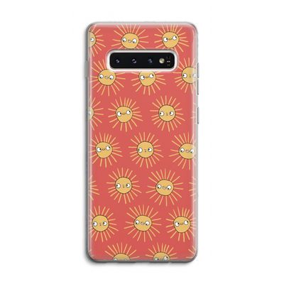 Zon: Samsung Galaxy S10 4G Transparant Hoesje