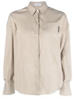 Brunello Cucinelli chemise à poche poitrine - Tons neutres