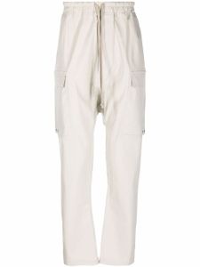 Rick Owens pantalon sarouel en coton biologique - Tons neutres