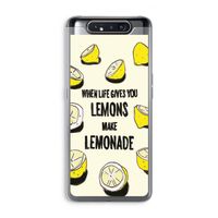 Lemonade: Samsung Galaxy A80 Transparant Hoesje Lemonade: Samsung Galaxy A80 Transparant Hoesje