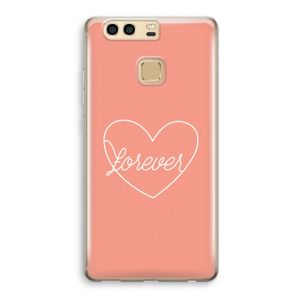 Forever heart: Huawei P9 Transparant Hoesje