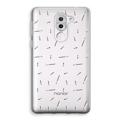 Hipster stripes: Honor 6X Transparant Hoesje