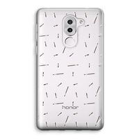 Hipster stripes: Honor 6X Transparant Hoesje