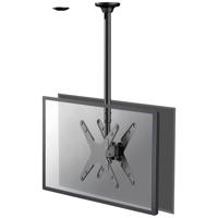 Neomounts FPMA-C340DBLACK Monitor-plafondbeugel 2-voudig 81,3 cm (32) - 190,5 cm (75) Zwart Kantelbaar, Zwenkbaar, Plafondhouder