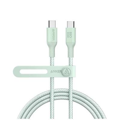 Anker 544 USB-C to USB-C Cable Bio-Nylon 1.8M140W Oplader Groen