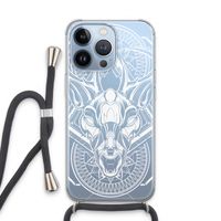 Oh Deer: iPhone 13 Pro Transparant Hoesje met koord